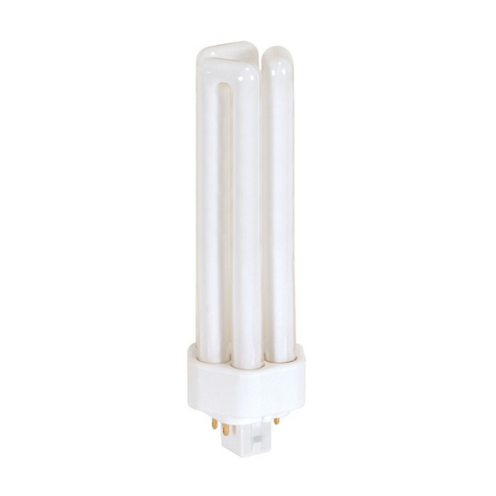 Satco S8356 42W T4 Triple Tube 4-Pin CFL Bulb, 4100K