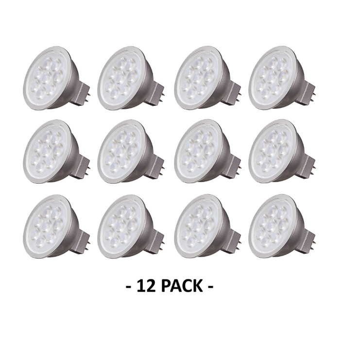 Satco S9491 6.5W MR16 LED Bulb - 25° Beam Spread, GU5.3 base, 3000K