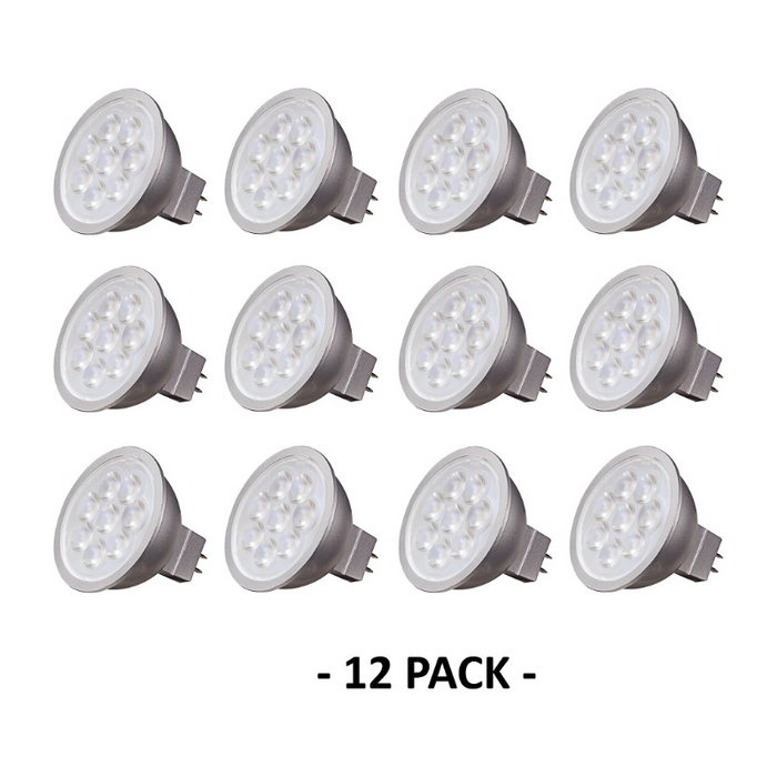 Satco S9498 6.5W MR16 LED Bulb - 40° Beam Spread, GU5.3 base, 4000K