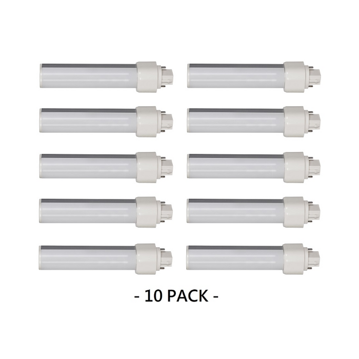 Satco S9855 9W PL 2-Pin LED Horizontal Bulb, 3500K
