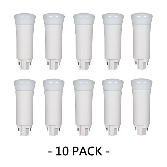 Satco S9864 9W PL 2-Pin LED Vertical Bulb, 4000K