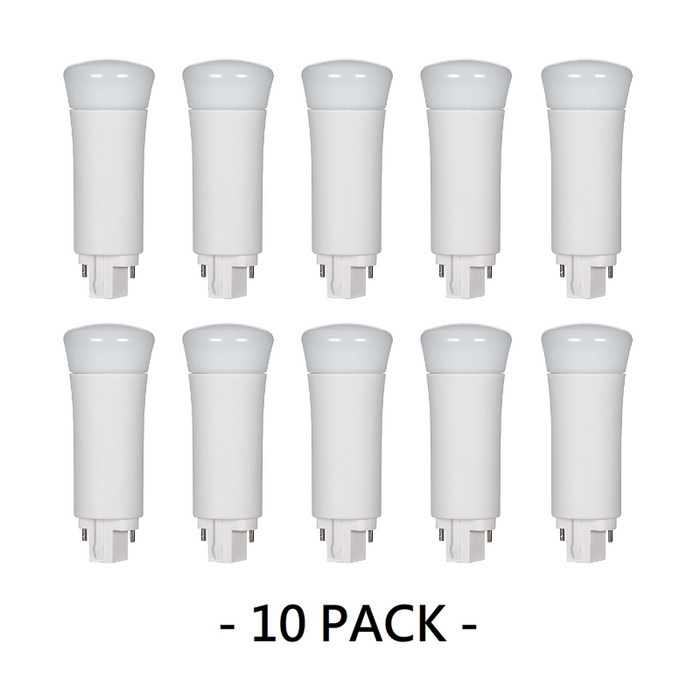 Satco S9863 9W PL 2-Pin LED Vertical Bulb, 3500K