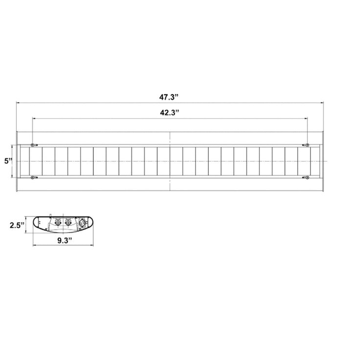 Westgate SCLT 4-ft LED Architectural Suspended Light, 3CCT Selectable