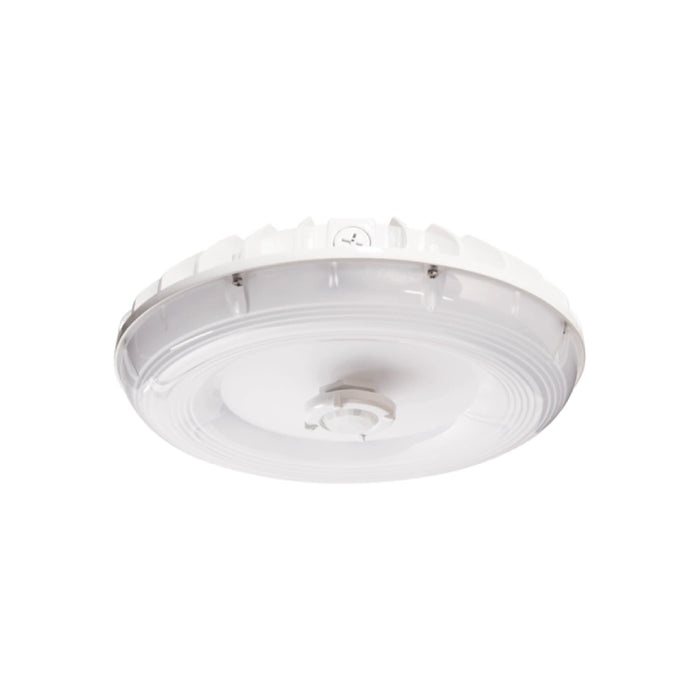 Lumark RPGC 63W LED Round Canopy, Motion Sensor for Dimming Operation, 9'- 20' Mounting Height  3690-7811 LM, 4000K, 120-277V, White