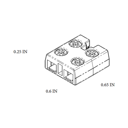 Juno Contractor Select JFX HDHL Static CCT Tapelight to Wire Connector, 5-Pack
