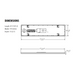 Lithonia Contractor Select CPANL 1x4 38W LED Surface Mount Flat Panel with Bracket, 3CCT Selectable, 120V, 4000 Lumens