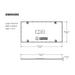 Lithonia Contractor Select CPANL 2x4 36W LED Surface Mount Flat Panel with Bracket, 3CCT Selectable, 120V, 4000 Lumens