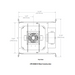 Prescolite LTR-4SQD-H LITEISTRY 4" 12W Square LED New Construction Downlight Housing