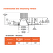 Halo Commercial 41SQ 4" Square Reflector for Integral Emergency Housing, Medium Distribution