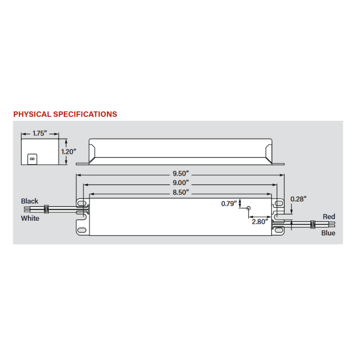 Keystone KTLD-60-UV-12V 60W Constant Voltage LED Driver