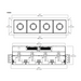 Halo Commercial HCM4 4-Head Adjustable Multiple New Construction Housing