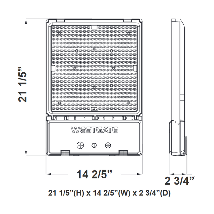 Westgate LFXMAX-XL 200W/250W/300W & CCT Selectable, Extra-Large, Adjustable Beam Angle, LED Area Lights