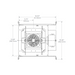 Prescolite LTR-6SQD-H LITEISTRY 6" 18.7W Square LED New Construction Downlight Housing