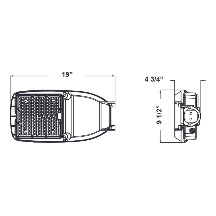 Westgate STL4 30W/50W/80W/100W LED Street/Roadway Light, 480V