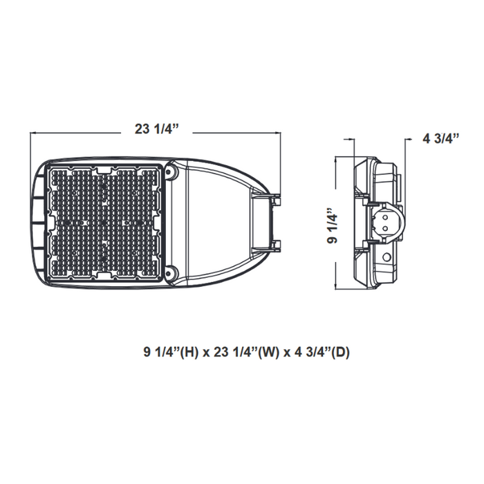 Westgate STL4 80W/100W/150W/200W LED Street/Roadway Light, 120-277V