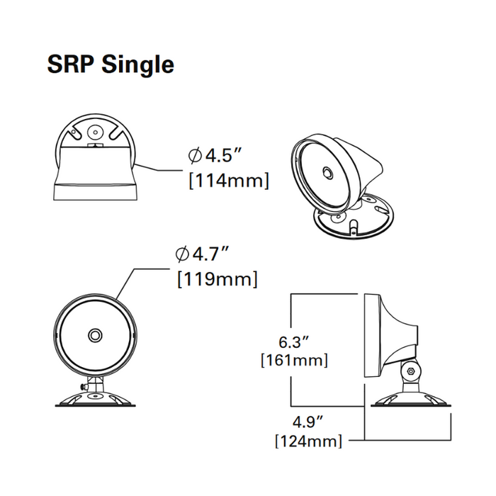Sure-Lites SRP LED Remote Emergency Light