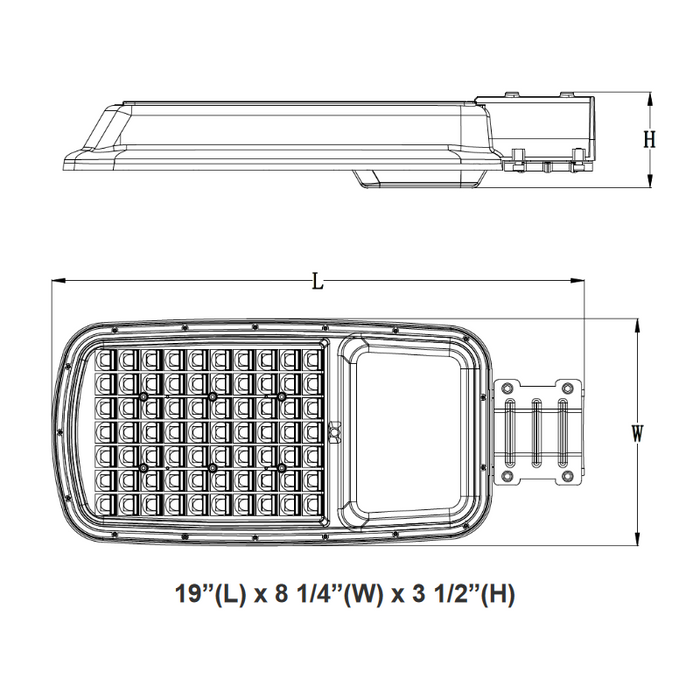 Westgate SOLA 15W LED Roadway and Area Solar Split Light
