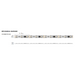 Diode LED Dazzle Pixel RGBW 12V 5.8W/ft, 16.4-ft LED Tape Light
