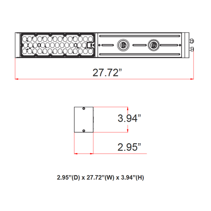 Westgate LFXU 25W/50W/75W LED Urban Area and Roadway Light for 4" Poles, 3CCT Selectable, 100-277V, Photocell Included