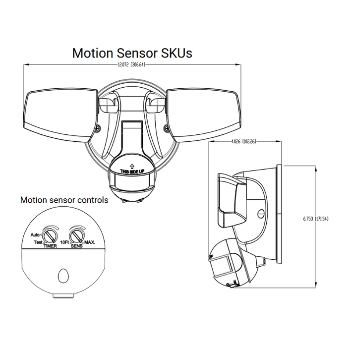 Halo ESF 24W LED Security Floodlight, Motion Activated
