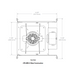 Prescolite LTR-4RD-H LITEISTRY 4" 12W Round LED New Construction Downlight Housing