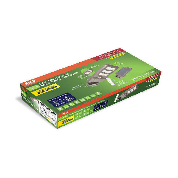 Halo SLST15 LED Solar Area Floodlight, 1500 lm