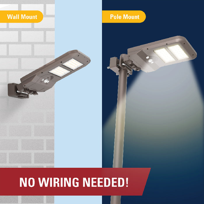 Halo SLST10 LED Solar Area Floodlight, 1000 lm