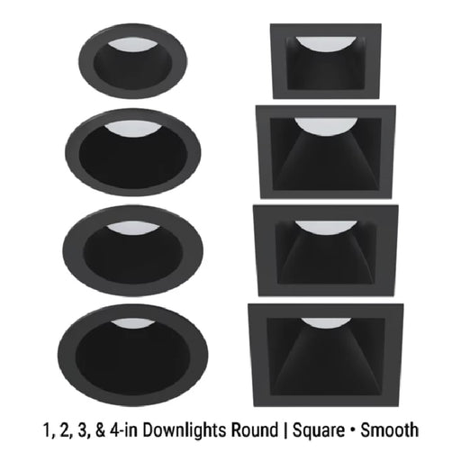 Halo ML4 4" Round Smooth Canless LED Downlight, Dim to Warm