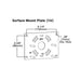 Lumark PRV-P 73W Prevail Petite LED Wall Mount, 9800lm, 120-277V, Surface Wall Mount
