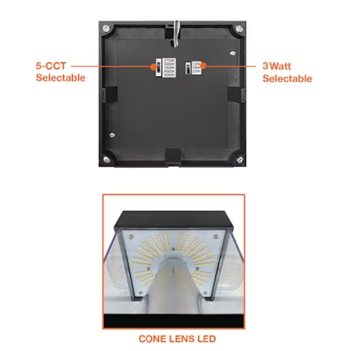 Envision LED 44" 12W/16W/22W LED Square Bollard