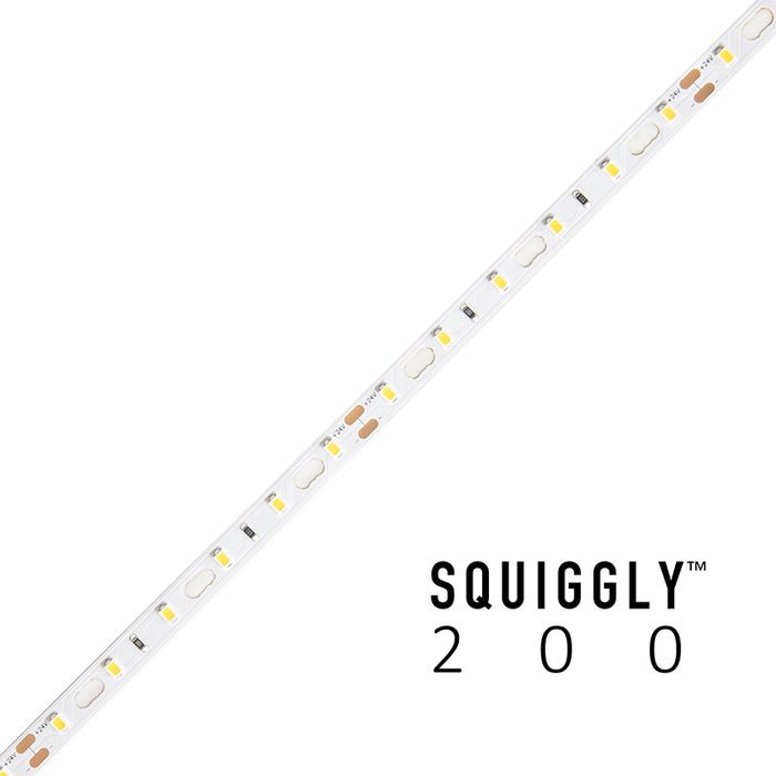 Diode LED Squiggly 200 2.2W/Ft, Flexible LED Tape Light, 24V, 16.4 ft. Spool