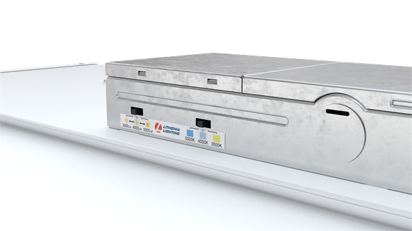 Lithonia STACK Switch 2x2 LED Center Element Lay-In Troffer, Switchable lumens 3000, 4000, 5000LM, Switchable CCT 3500K/4000K/5000K, 120-277V