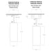 Rayon RCYA3 3" LED Architectural Cylinder, Wattage & 5CCT Selectable, 120-277V, Stem Pendant Mount