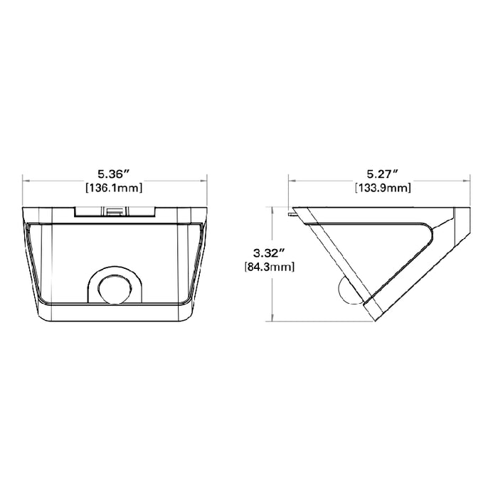 Halo SWL05 LED Solar Wedge Light, 500 lm