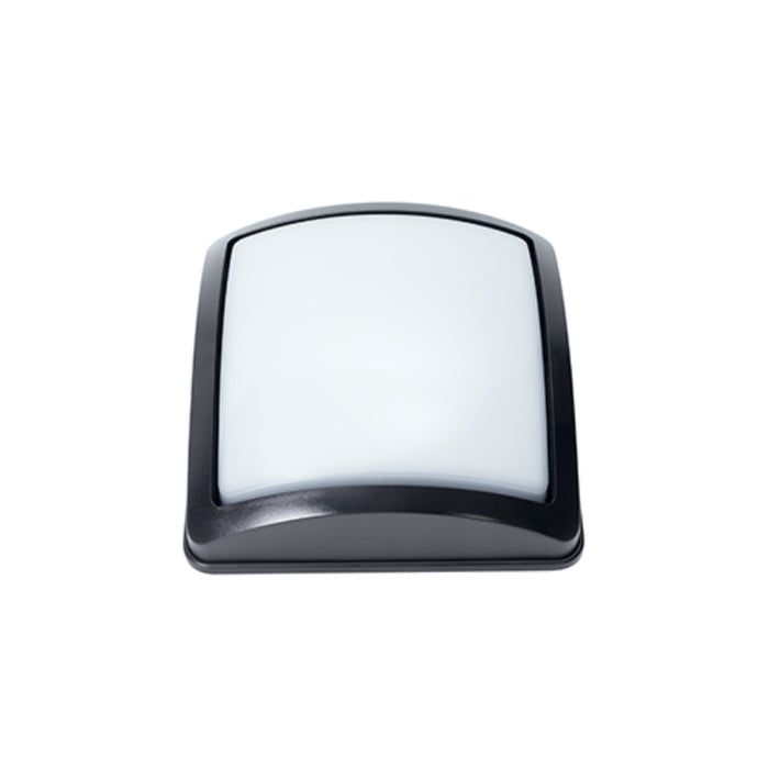 Luminaire LED SWP1212 12" 25W Vandal Resistant Marine Surface Mount with Opal Lens, 120-277V, Bronze Finish