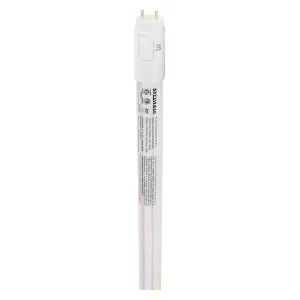 LEDvance 41203 DUALescent 48" 16W LED T8, Type A+B, CCT Selectable, G13 Base, Direct Wire(120-277V), 10-Pack