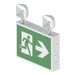 Lithonia TCC Indura LED Steel Running Man Emergency Light/Exit Combo, 750lm, 120-347V