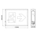 Lithonia TCE Indura Steel Running Man Sign, Battery Backup