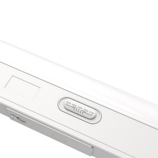 Juno Contractor Select UCES 24" 17W Economy LED Switchable White Undercabinet, 5CCT Selectable, 120V, White