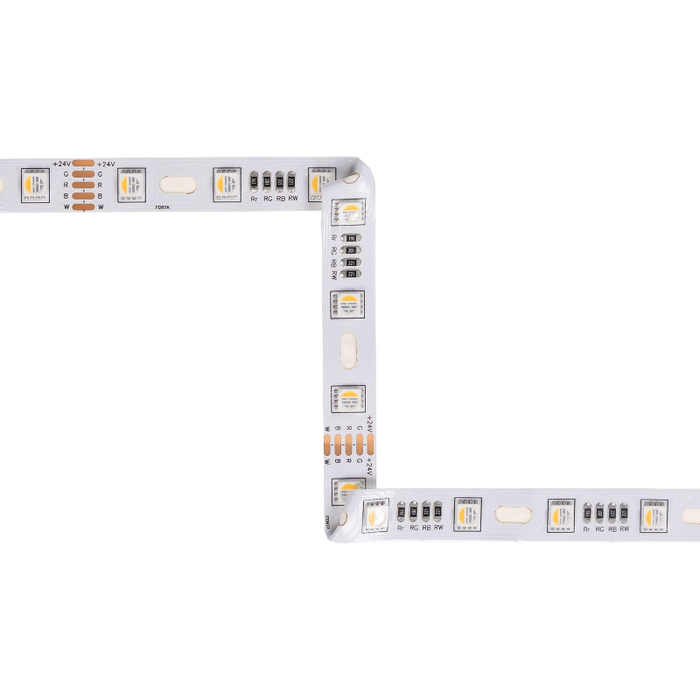Diode LED Squiggly RGBW 24V 3.84W/ft, 16.4-ft LED Tape Light