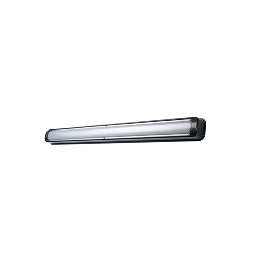 Luminaire LED VPF4 Series Vandal Resistant 4" Wide 4-ft 50W LED Wraparound with Opal Lens, 120-277V, Bronze Finish