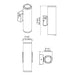 Lithonia Contractor Select WMCL 4" 19W LED Wall Mount Cylinder Light with On/Off Photocell, 3CCT Selectable, 120-347V, Dark Bronze