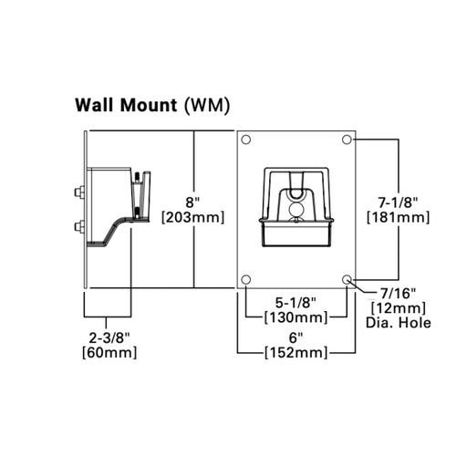 Lumark PRV-P 73W Prevail Petite LED Wall Mount, 9800lm, 120-277V, Wall Mount Arm