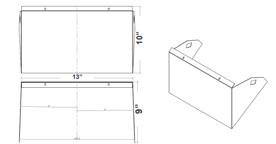 Westgate WML-SH2 Shield For WML 50W, 60W, 80W, 100W