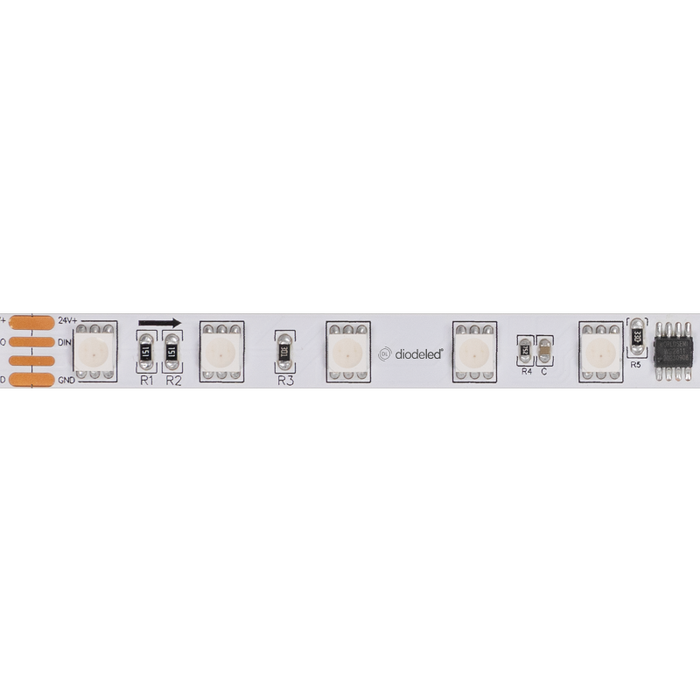 Diode LED Dazzle Pixel RGB 24V 3.7W/ft, 16.4-ft LED Tape Light