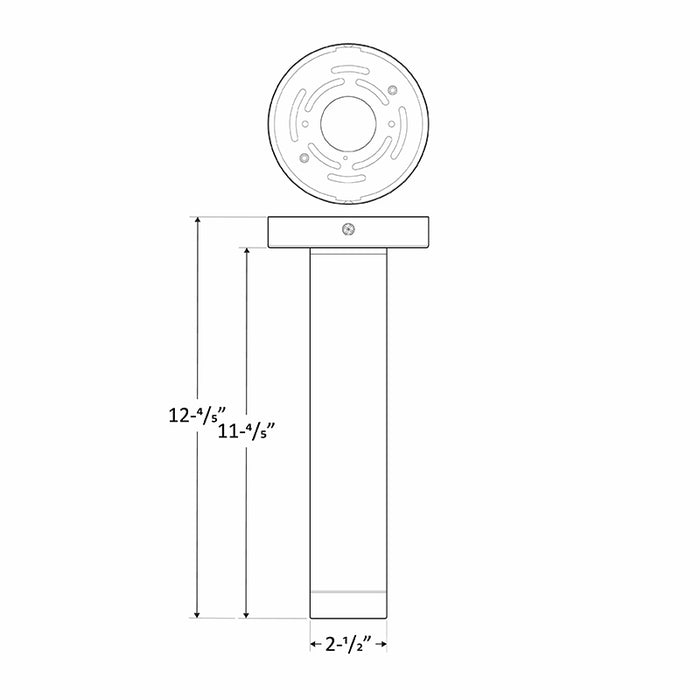 Westgate CMC2L 13" Tall 6W LED Ceiling/Suspended Cylinder, CCT Selectable