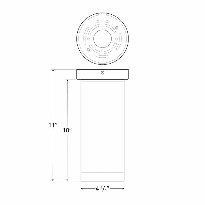 Westgate CMC4 4" 9W/12W/15W LED Ceiling/Suspended Cylinder, CCT Selectable