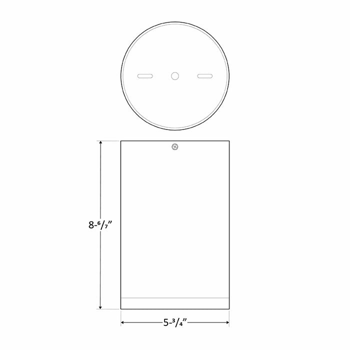 Westgate CMC6 6" 21W/28W/35W LED Ceiling Mounted Cylinder, CCT Selectable