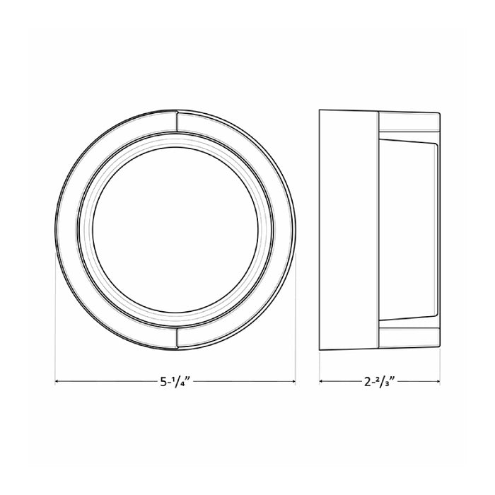 Westgate LVW-100-MCT 3W LED Outdoor Mini Wall Sconce, CCT Selectable, 200 Lumens, 12V