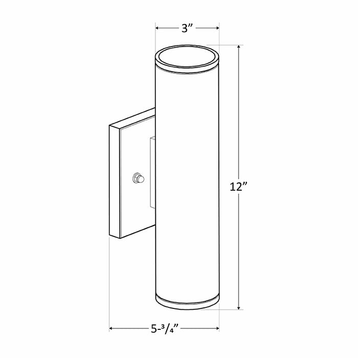 Westgate WMC3 3" 18W LED Outdoor Cylinder Lights, CCT, Up/Down Light